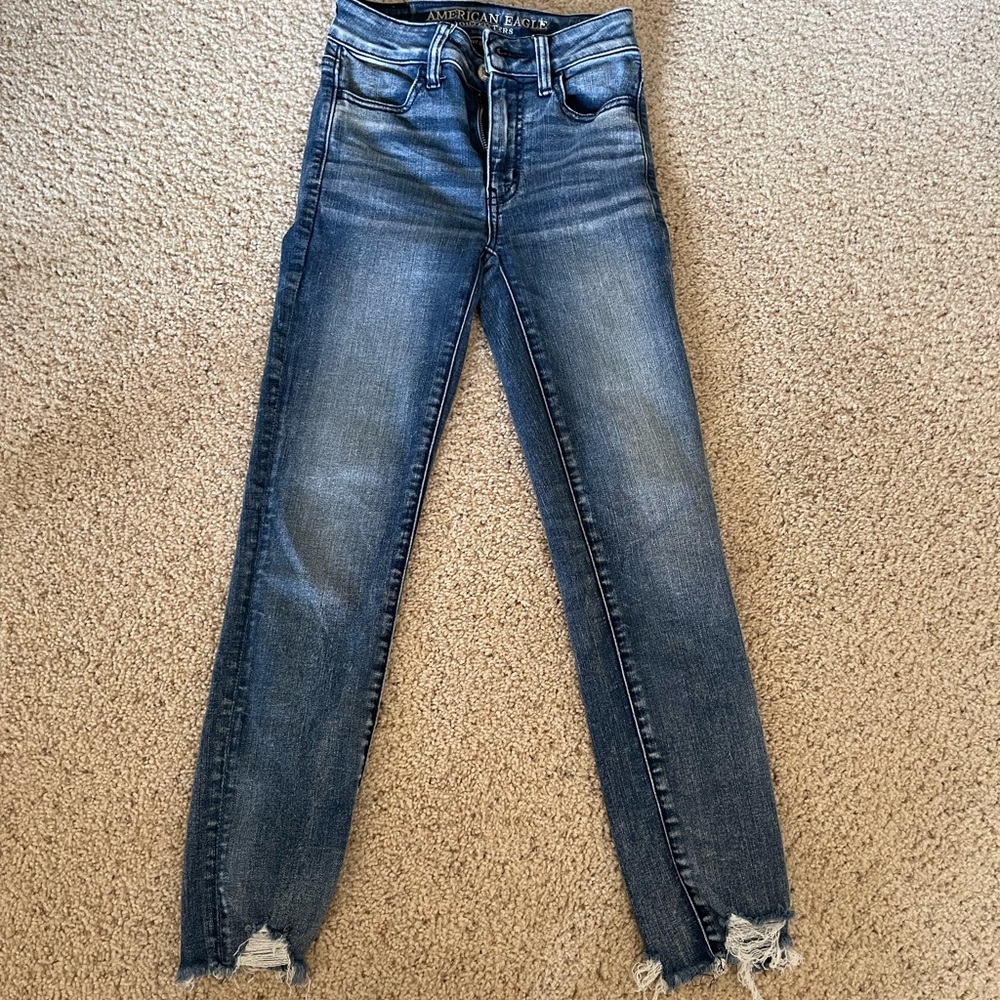 American Eagle Outfitters Hi-Rise Jegging Crop Next Level Stretch